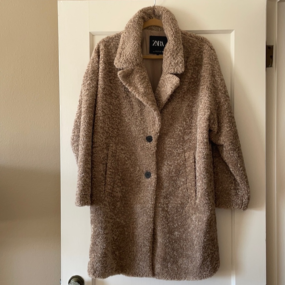 Zara Curly “Teddy” Coat